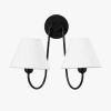 Wainwright Double Swoop Sconce - Elegant Dual-Arm Wall Light