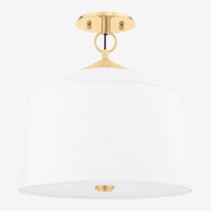 White Plains Semi-Flush