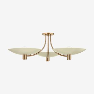 Wolfe Flush Mount - Bold Industrial Close-to-Ceiling Light Fixture