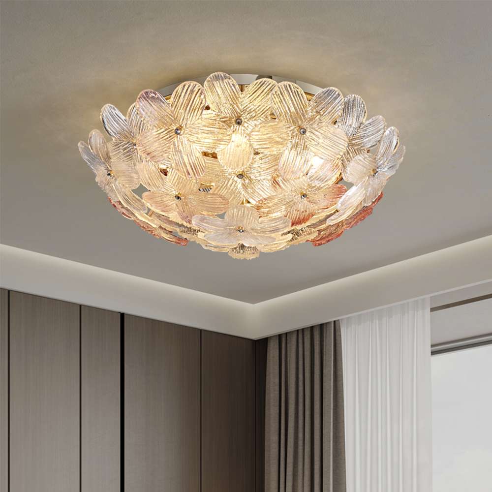 Modern Art Deco Flower Ceiling Lamp – view 5