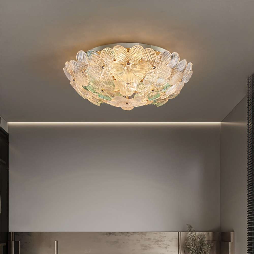 Modern Art Deco Flower Ceiling Lamp – view 4