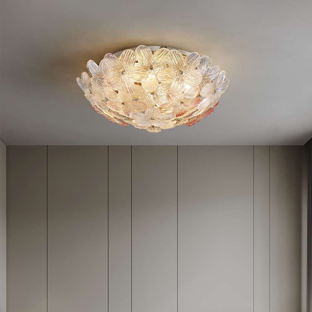 Modern Art Deco Flower Ceiling Lamp – view 3