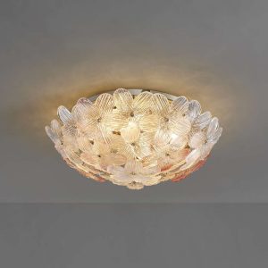 Modern Art Deco Flower Ceiling Lamp