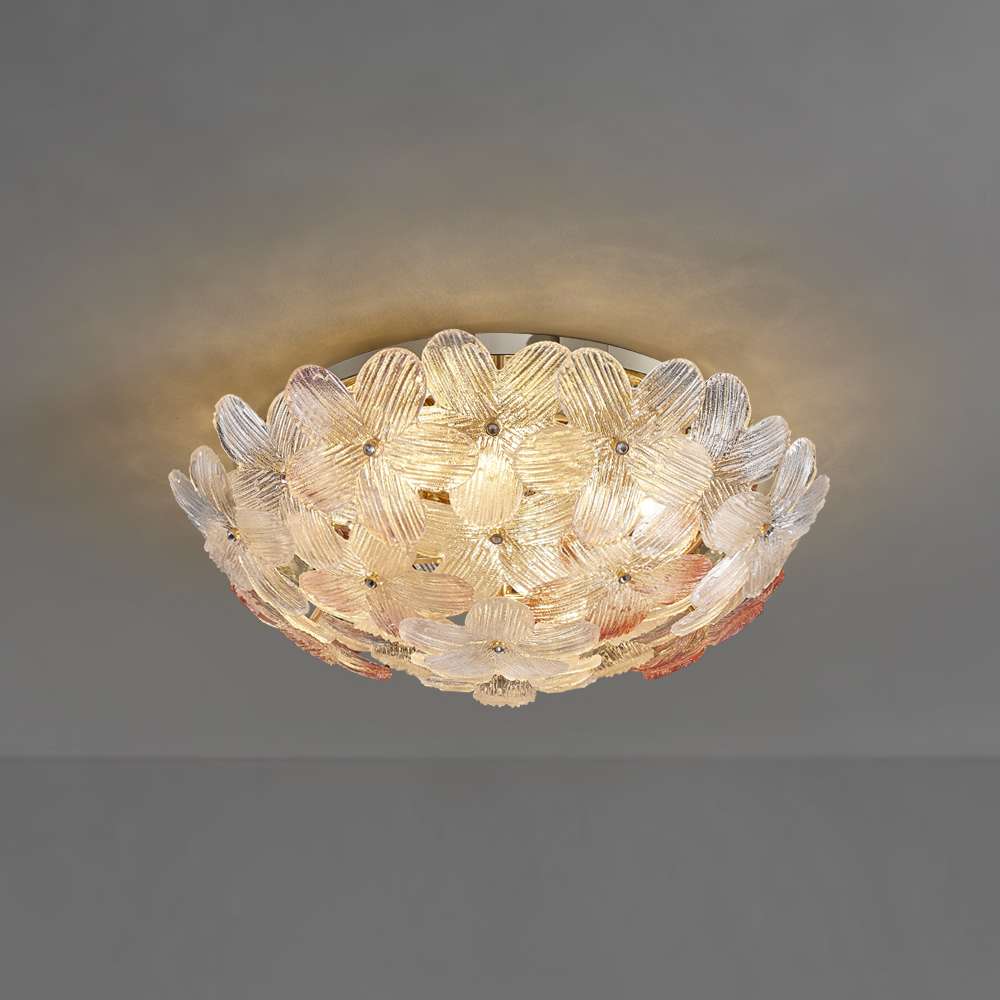 Modern Art Deco Flower Ceiling Lamp
