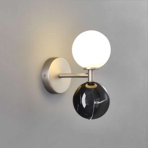 Marble & Glass Modern Wall Sconce