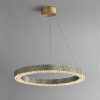 Blue Tiger Pattern Crystal LED Chandelier