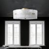 Minimalist Brass Flush Mount Ceiling Light – view 6