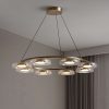 Modern Glass Cluster Chandelier for Living Room – view 5