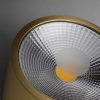 Minimalist Brass Globe LED Flush Mount Light – view 6