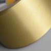 Minimalist Brass Globe LED Flush Mount Light – view 7