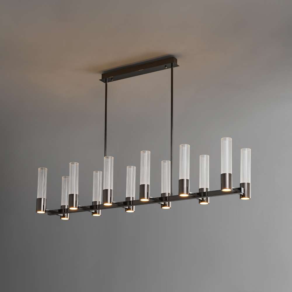 Minimalist Glass Pendant Chandelier - Kitchen Island