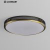 Matte Black LED Semi-Flush Mount Ceiling Light – view 2