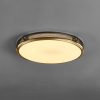 Matte Black LED Semi-Flush Mount Ceiling Light