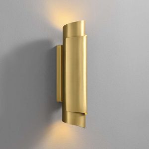 Modern Brass Wall Sconce for Living Room