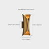Brushed Bronze Modern Wall Sconce – view 8