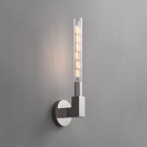 Polished Nickel Modern Wall Sconce
