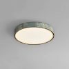 Blue Tiger Stripes Brass Modern Ceiling Light