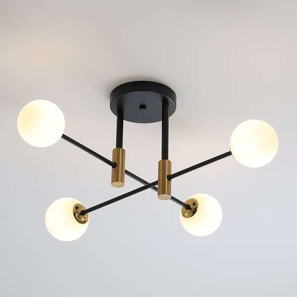 White Modern Bedroom Ceiling Light – view 6