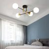 White Modern Bedroom Ceiling Light – view 2