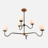 Aurelia Opal Glass Globe Chandelier