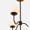Aurelia Opal Glass Globe Chandelier