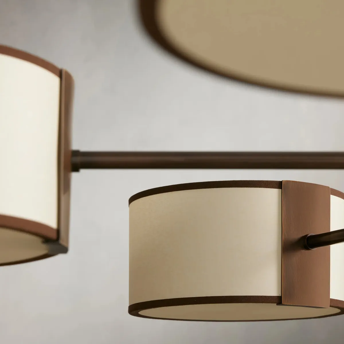Daphne 48" Round Chandelier in Ecru