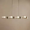 Daphne Fabric Linear Chandelier