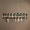 Delsie Oval Tiered Chandelier