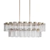 Delsie Oval Tiered Chandelier