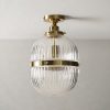 hastings-semi-flush-mount-hand-blown-ribbed-glass-antique-brass-ceiling-light-002