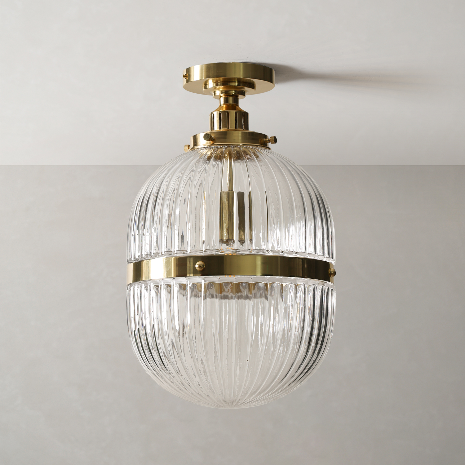 hastings-semi-flush-mount-hand-blown-ribbed-glass-antique-brass-ceiling-light-002
