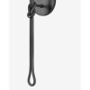 Alburgh Sconce – Knotted Iron Torch Wall Sconce with White Bell Shade – view 4