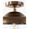 Clifton Flush Mount | Brass & Classic Ceiling Light – view 2