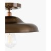 Clifton Flush Mount | Brass & Classic Ceiling Light – view 3