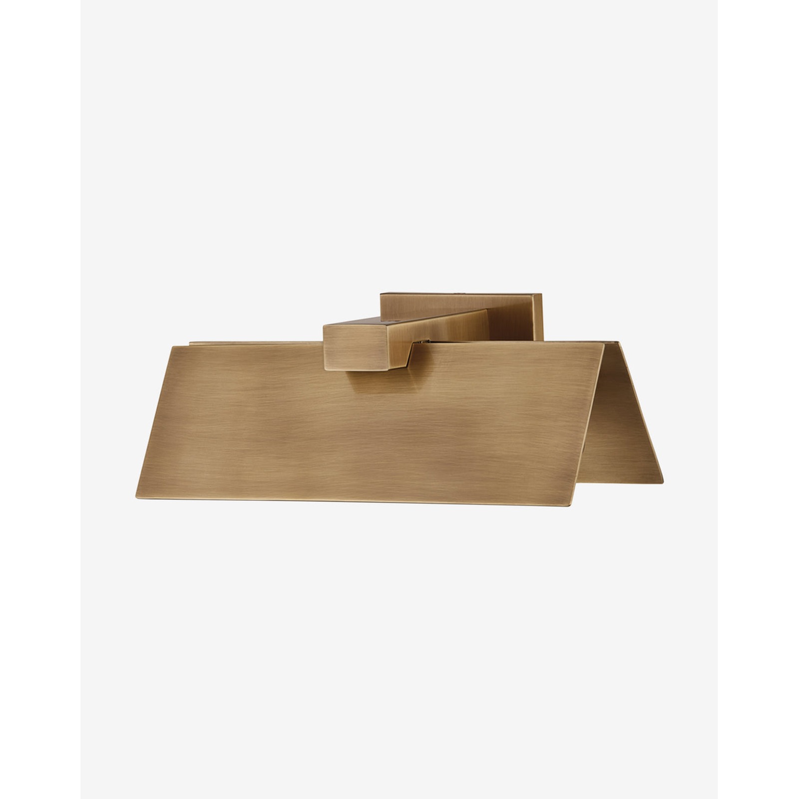 Lander Wall Sconce – Architectural Folded Brass Geometric Wall Light