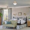Maxton Flush Mount Patina Brass & Opal Glass – view 6