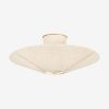 Salisbury Mills Flush Mount – Woven Fabric Ceiling Light