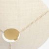 Salisbury Mills Flush Mount – Woven Fabric Ceiling Light – view 2