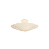 Salisbury Mills Flush Mount – Woven Fabric Ceiling Light – view 6