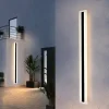 Minimalist Haylen Cylinder Outdoor Wall Lighting in Black