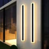 Minimalist Haylen Cylinder Outdoor Wall Lighting in Black