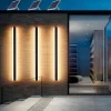 Minimalist Haylen Cylinder Outdoor Wall Lighting in Black