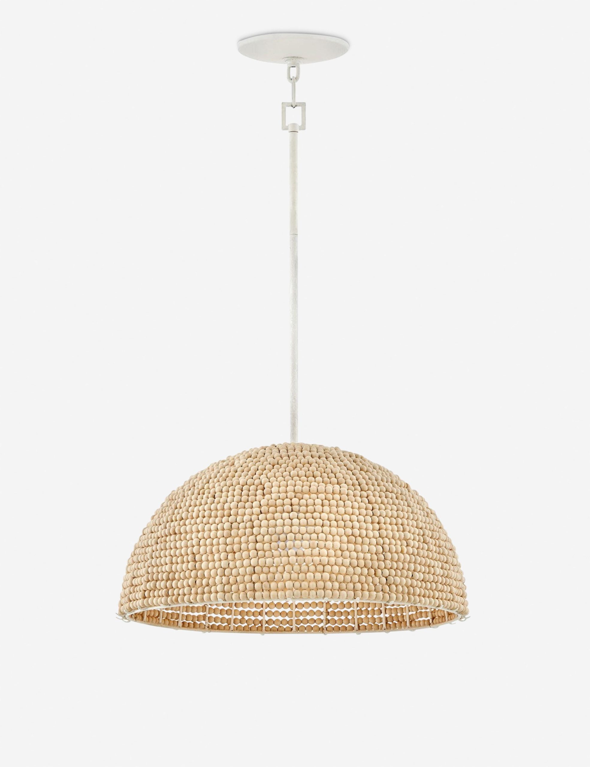 Raquel Woven Bead Dome Pendant Light