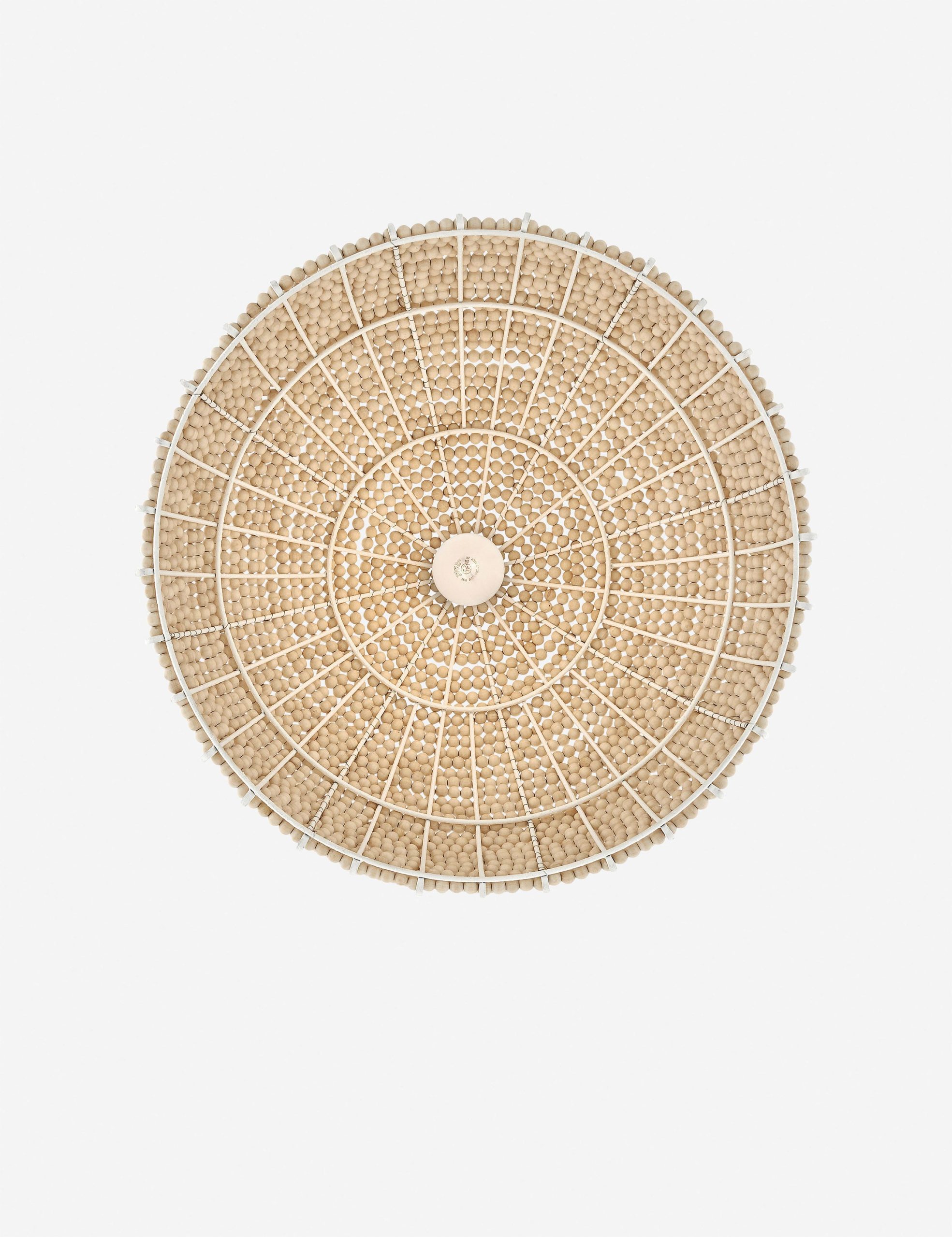 Raquel Woven Bead Dome Pendant Light – view 3