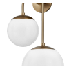 Sloane Opal Glass Two-Light Wall Sconce