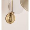 Vincent Wall Light, Cream Shade