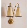 Clarke Wall Light, Antiqued Brass