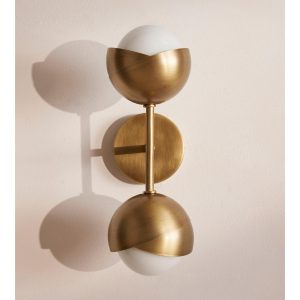 Seed Wall Sconce, Antique Brass