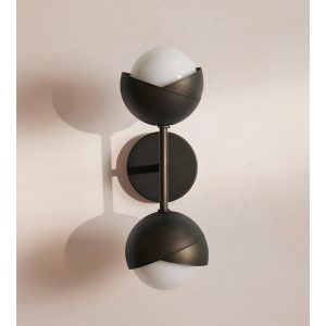 Seed Wall Sconce, Blackened Brass
