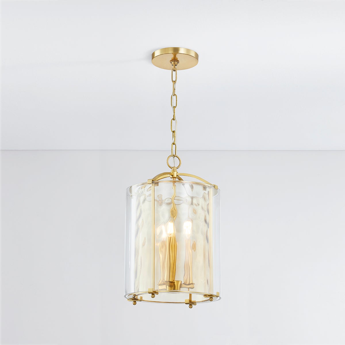 Emery Water Glass Lantern Pendant
